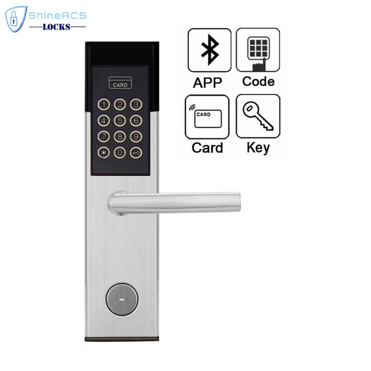Έξυπνο ψηφιακό πληκτρολόγιο με κωδικό κλειδαριά πόρτας για σπίτι και ξενοδοχείο SL-P8813 7