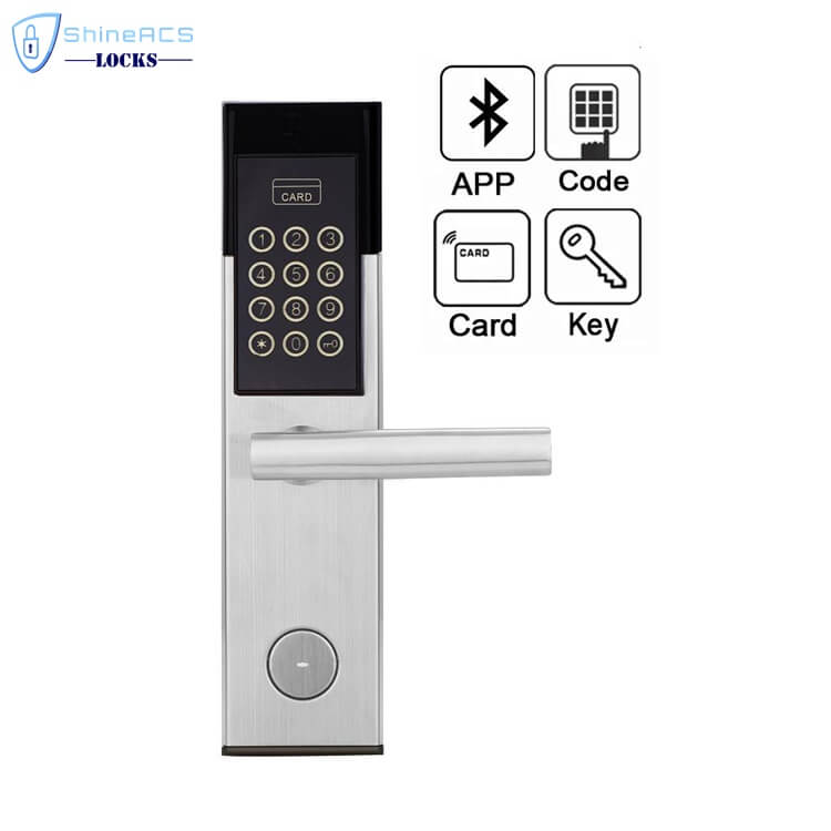 Cerradura de puerta con código de teclado digital inteligente para el hogar y el hotel SL-P8813 2