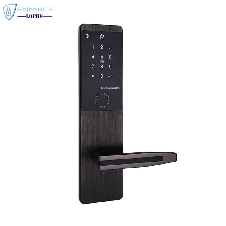 Serrure de porte d'hôtel de mot de passe de clavier RFID avec Bluetooth SL-P8503A 5