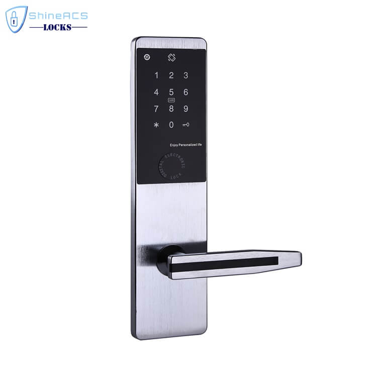 รหัสผ่านปุ่มกด RFID ประตูโรงแรม ล็อค พร้อม Bluetooth SL-P8503A 2