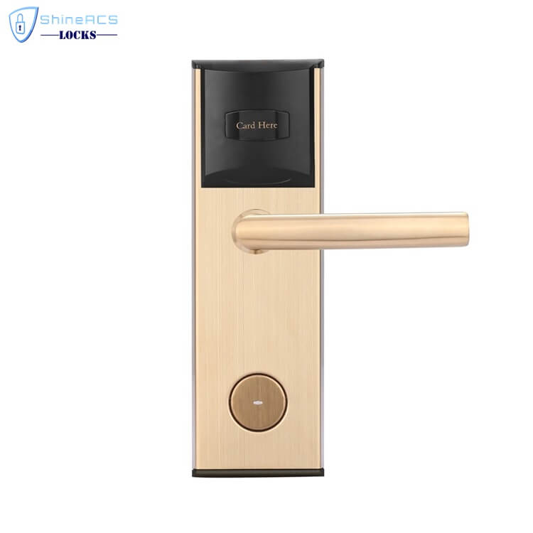 ล็อคประตูเครื่องอ่านบัตร Keyless RFID สำหรับห้องพักในโรงแรม SL-HL8011-3 3