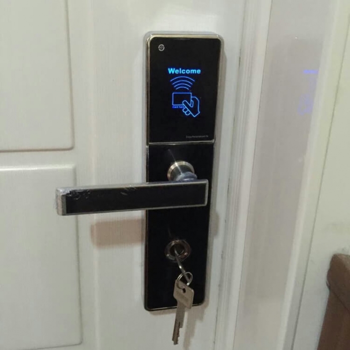 Sistema electrónico de cerradura de puerta con tarjeta RFID para hoteles SL-HL8505 14