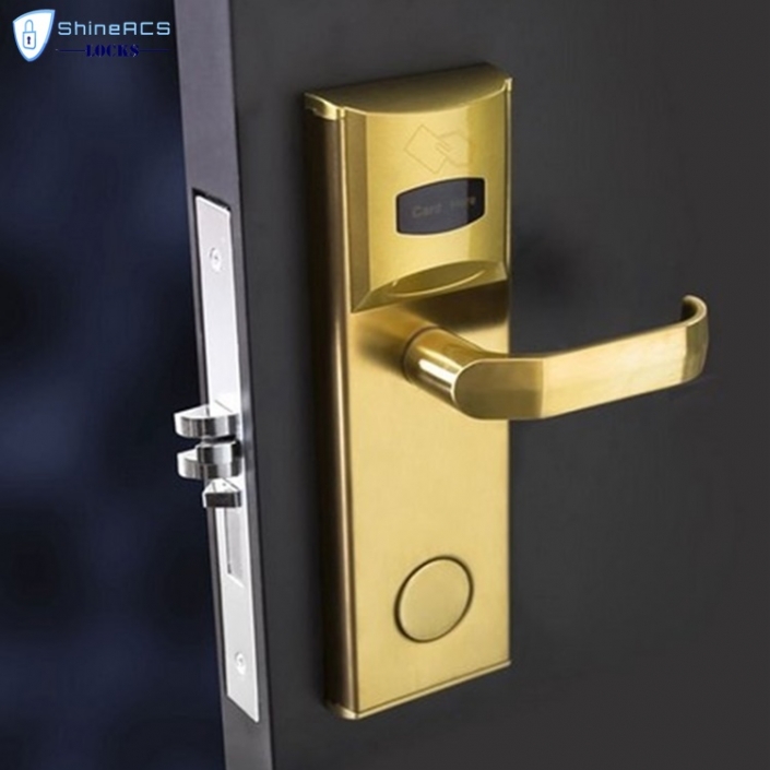 Keyless RFID Card Reader Door Lock For Hotels Room SL-HL8011-3 11