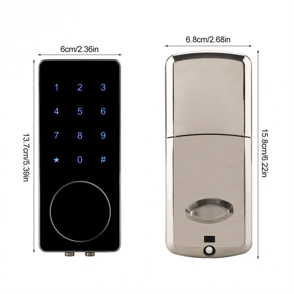 Bluetooth Smart Electronic Door Lock With Deadbolt for Apartments 7
