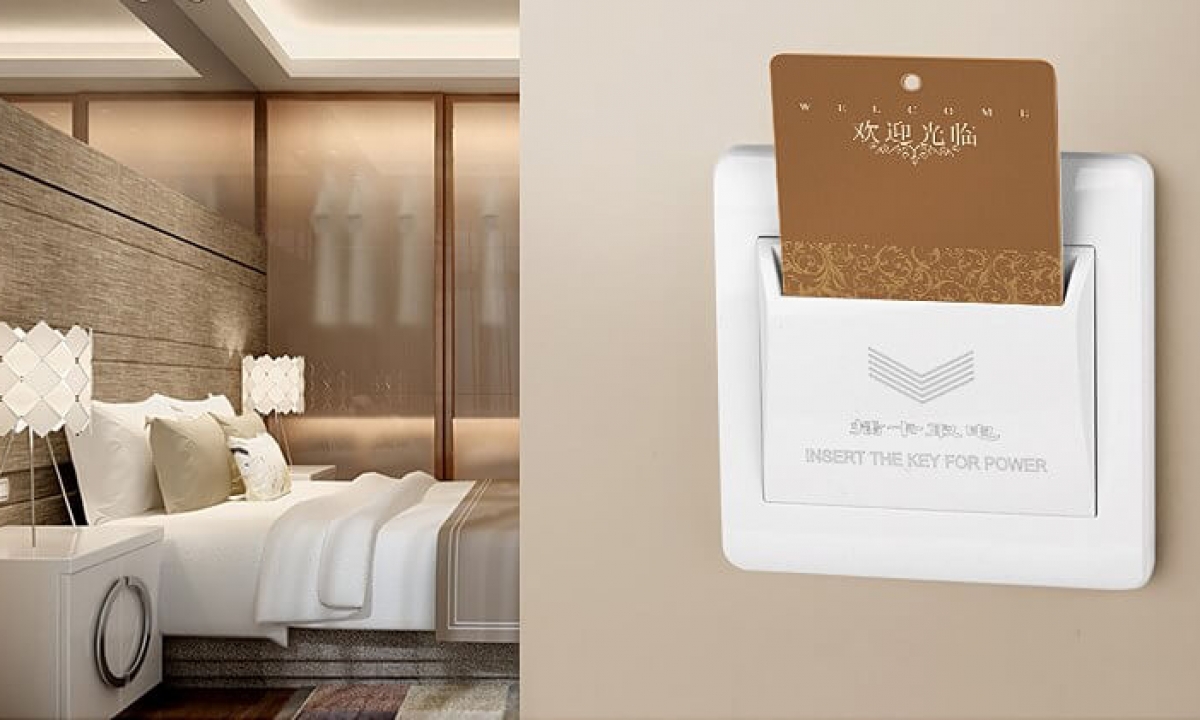 High Grade Hotel Magnetic Card Switch energy saving switch,Insert Key for power