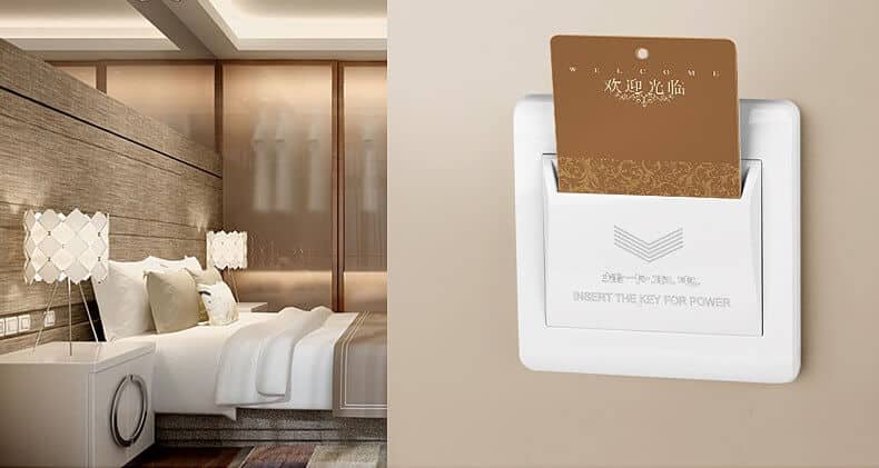 Was ist der Key Card Hotel Energiesparschalter? Und wie spart es Strom für Hotels? 3