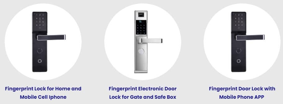 Fingerprint Recognition Apartment Door Lock