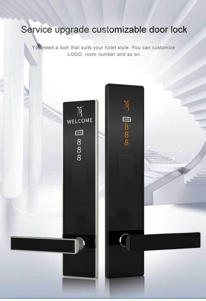 Elektronický bezklíčový systém Smart RFID hotelových karet SL-HA508H 14