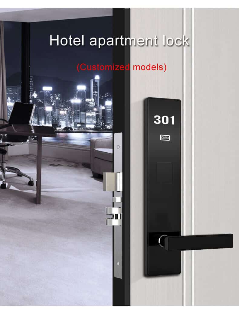 इलेक्ट्रॉनिक कीलेस स्मार्ट आरएफआईडी होटल रूम की कार्ड सिस्टम SL-HA508H 12