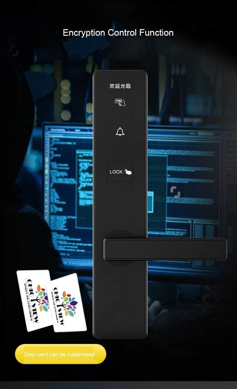 Elektronisches RFID-Hoteltürschlüsselkartensystem Eintrittsschloss SL-HD9 12