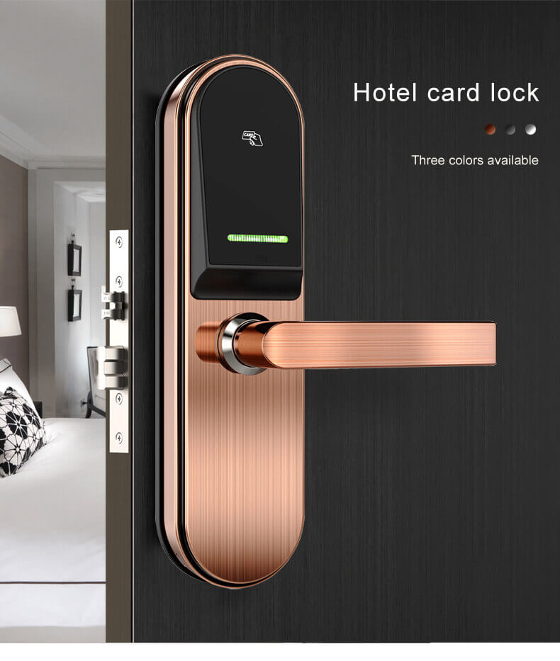 غرفة الفندق بدون مفتاح RFID الأمن قفل باب البطاقة الذكية SL-H2018 11