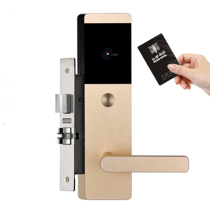 Keyless Electronic Rfid Card Reader ล็อคประตูสำหรับห้องพักในโรงแรม SL-H2201