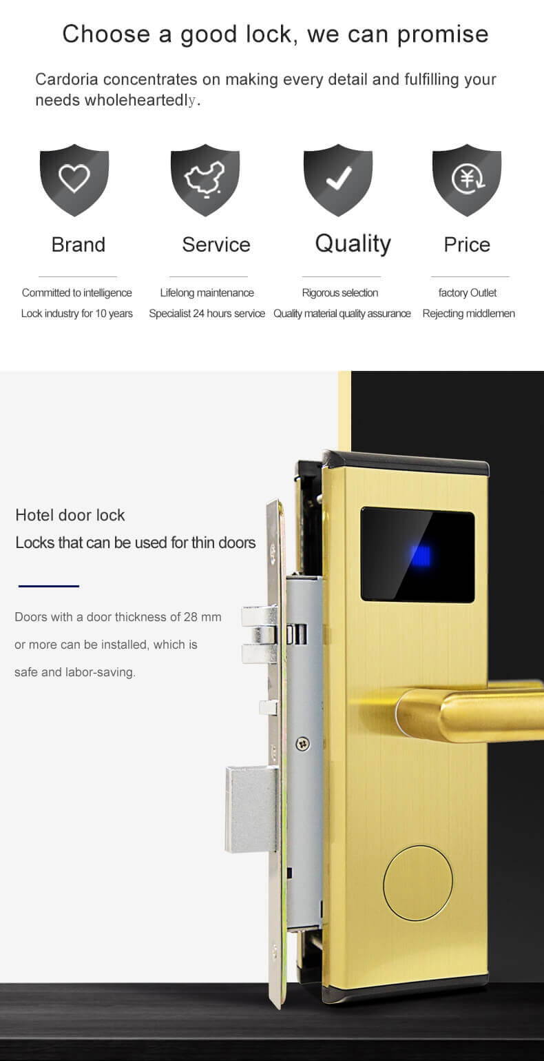 Sistema de bloqueo de caja fuerte comercial Mifare RFID para habitaciones de hotel SL-HARF 12