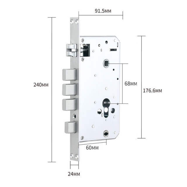 Keypad Bluetooth Smart Lock Dengan Aplikasi Untuk Pintu Apartemen SL-BD2