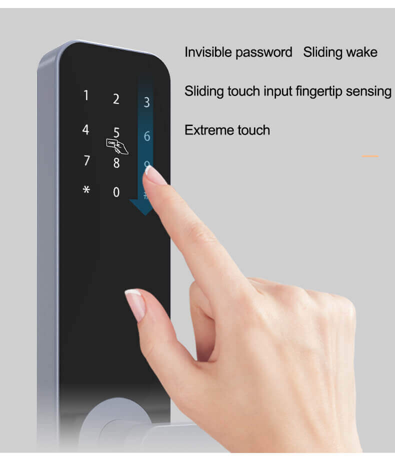 Serrure de porte contrôlée par smartphone Bluetooth Commercia avec application SL-BA3