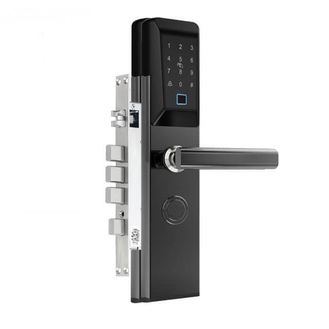Kunci Pintu Depan Pemindai Jempol Dengan Aplikasi Seluler Android SL-F1068