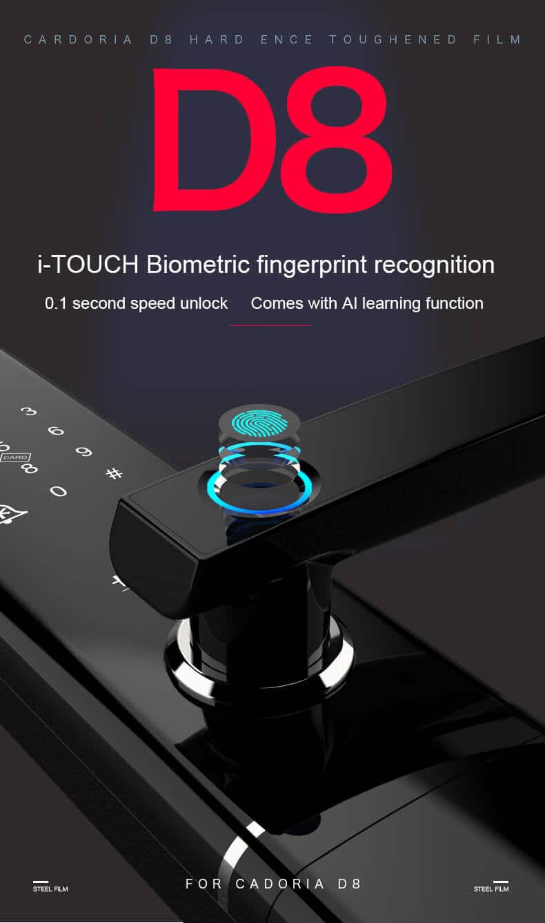 Smart udendørs ægte fingeraftrykslås til Android med app SL-FD8
