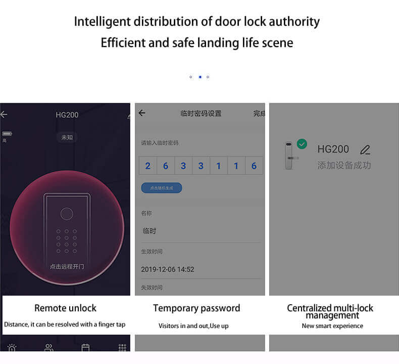 Μικρή αφής Touch Intelligent Finger Lock για συρόμενη πόρτα SL-F2018