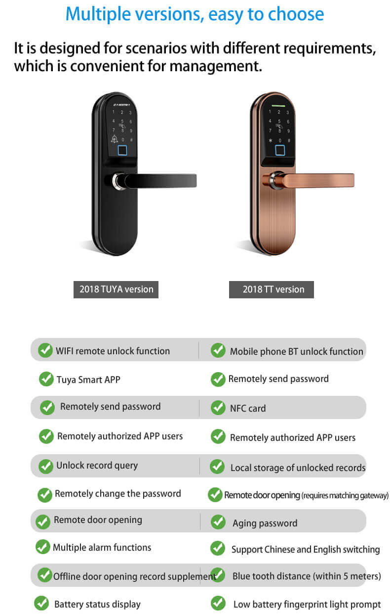 Μικρή αφής Touch Intelligent Finger Lock για συρόμενη πόρτα SL-F2018