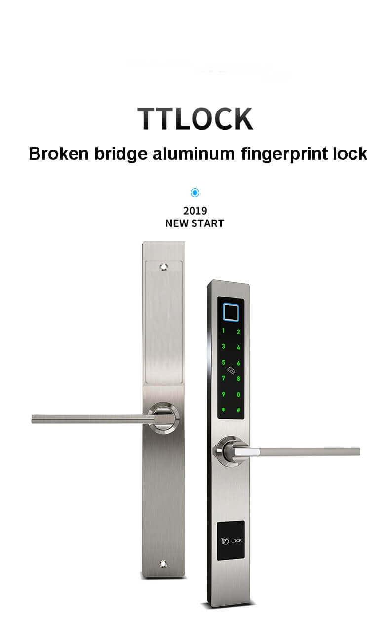 Bezklíčový digitální zámek otisků prstů klávesnice pro skleněné dveře SL-C1019