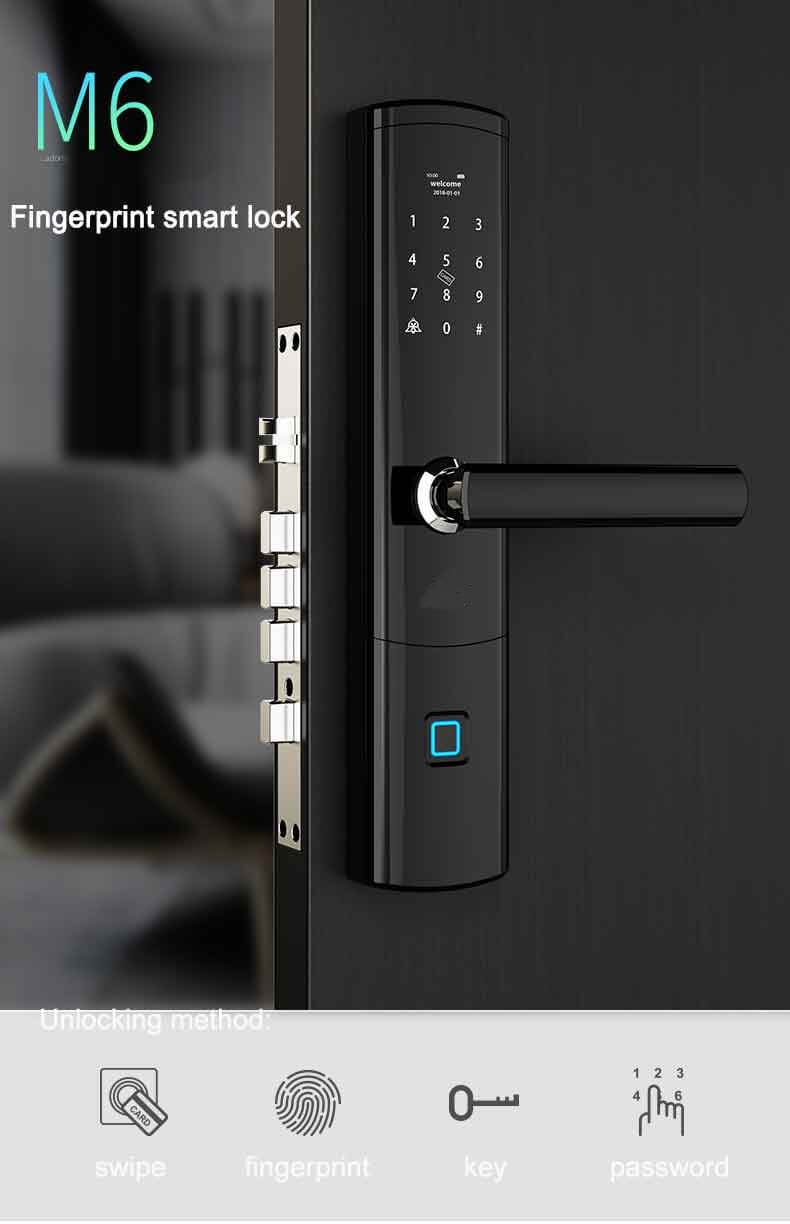 ปุ่มกดล็อคประตูเครื่องสแกนลายนิ้วมือไบโอเมตริกซ์สำหรับประตู Upvc SL-FM6