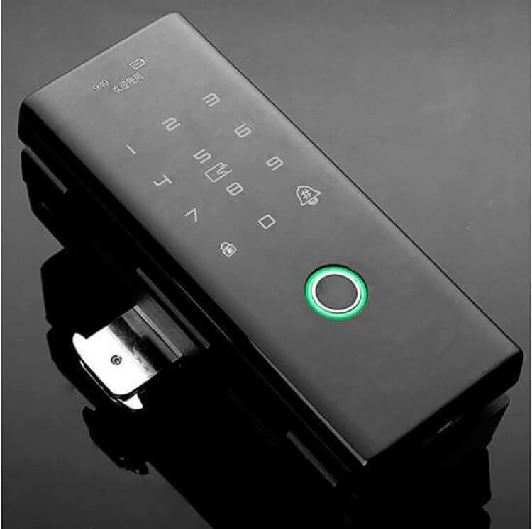Vnější inteligentní biometrický zámek pro otisky prstů pro skleněné dveře SL-FG200