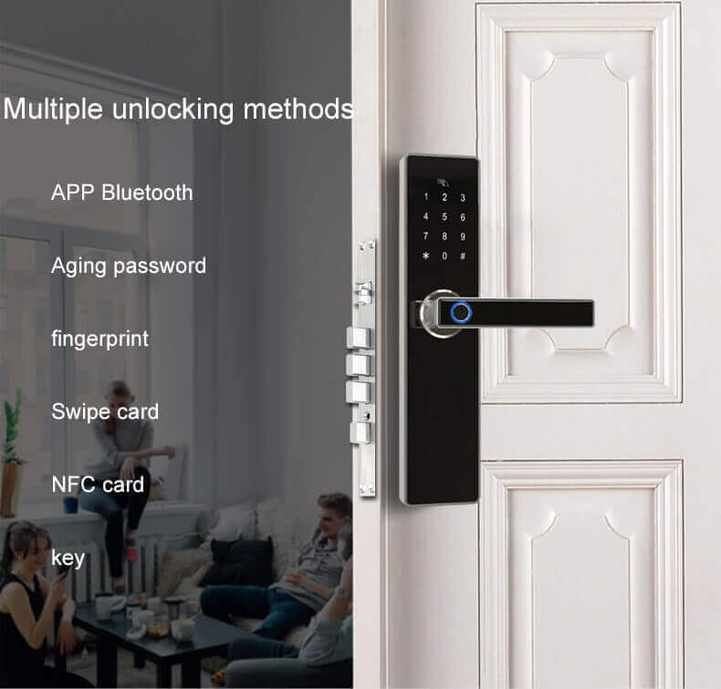 होम SL-FD2 के लिए स्मार्ट बायोमेट्रिक फ़िंगरप्रिंट स्कैनर ऐप्स डोर लॉक Door