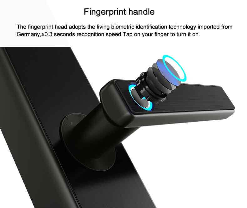 Biometrický bezpečnostní zámek otisků prstů pro domácí přední dveře SL-FD9