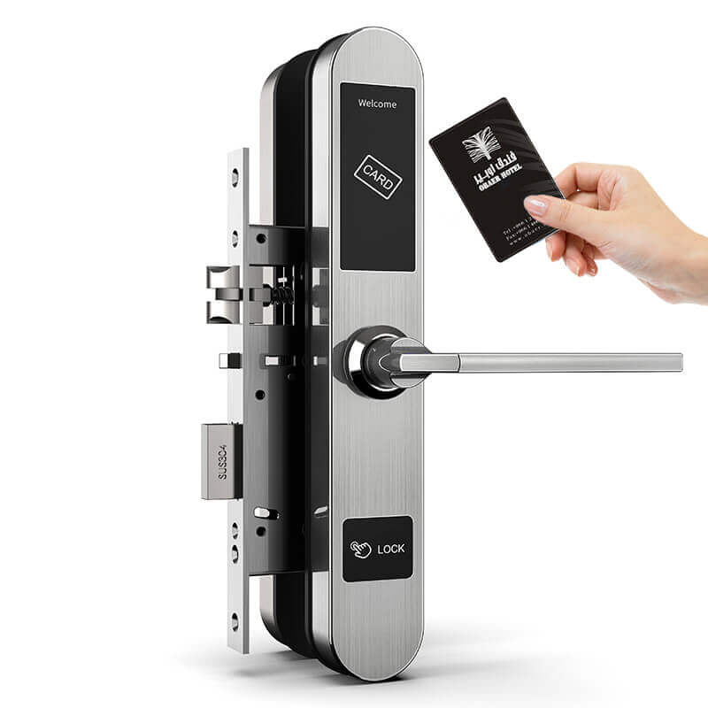 Commercial Key Card Rfid Entry Hotel Security Door Locks SL-H1018