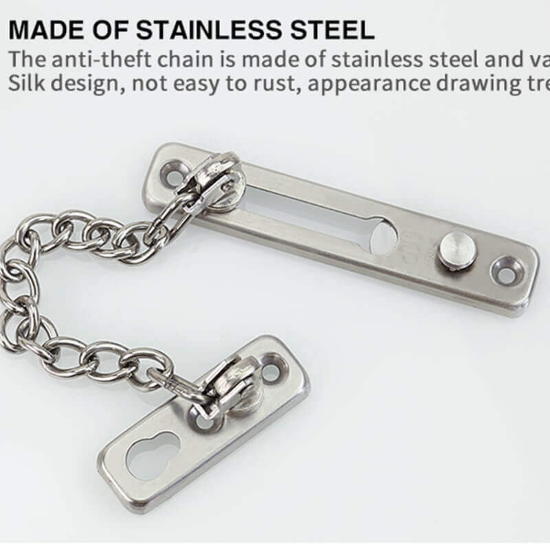Stainless Steel Hotel Strongest Door Chain Lock Anti-Thief Door Chain Lock HC-212
