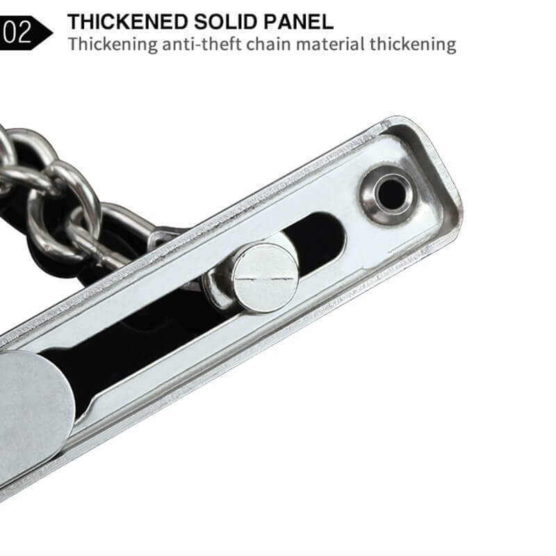 Stainless Steel Hotel Strongest Door Chain Lock Anti-Thief Door Chain Lock HC-212
