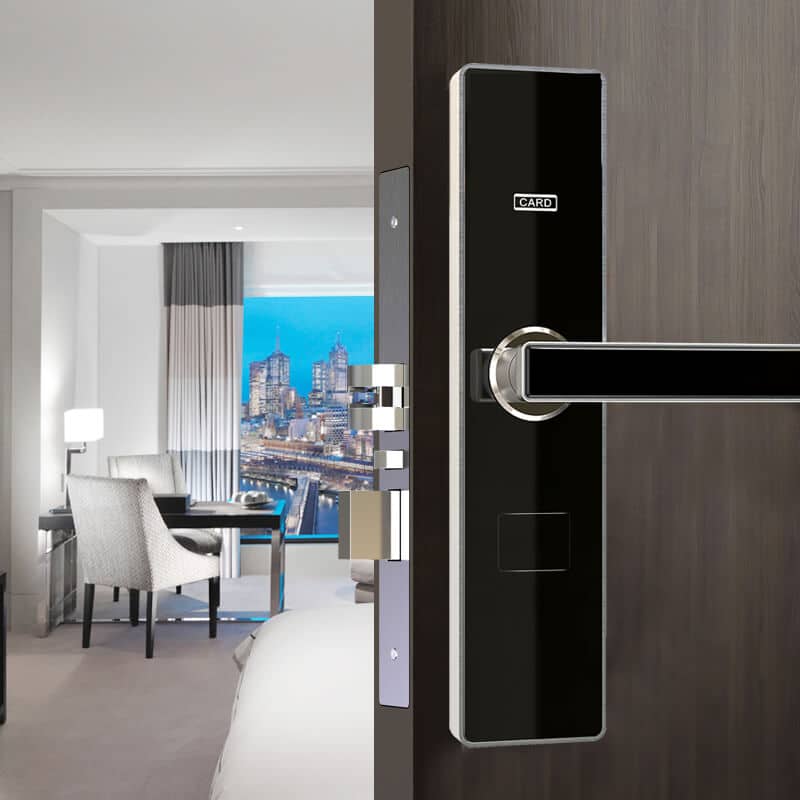 SUS 304 Stainless Steel RFID Smart Card Hotel Door Security Lock 12