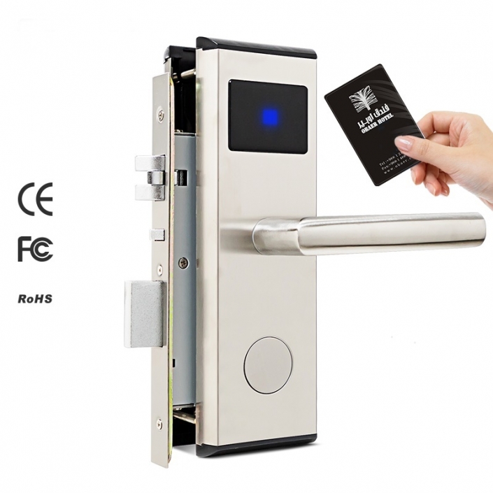 Keyless Electronic Key Card RFID Locks for Hotels Room SL-H200 14