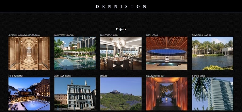 recognized hospitality design firms-Denniston