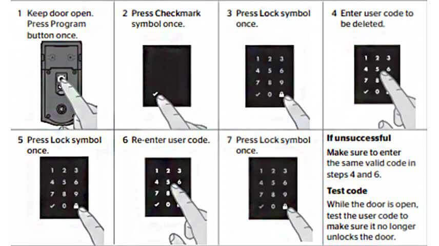 Comment changer le code sur la serrure de porte du clavier en deux étapes faciles ? 2