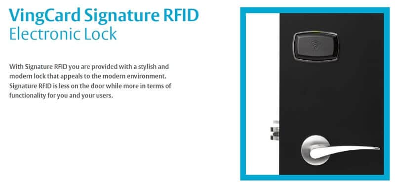 RFID podpis VingCard: