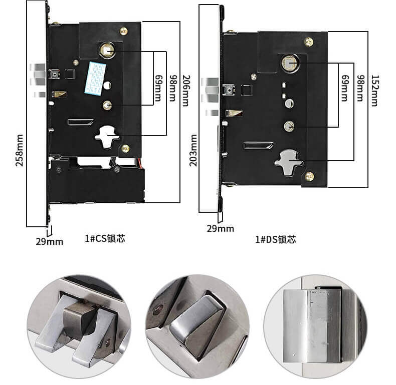 A mortise lock comes with a deadbolt that is separate from its latch