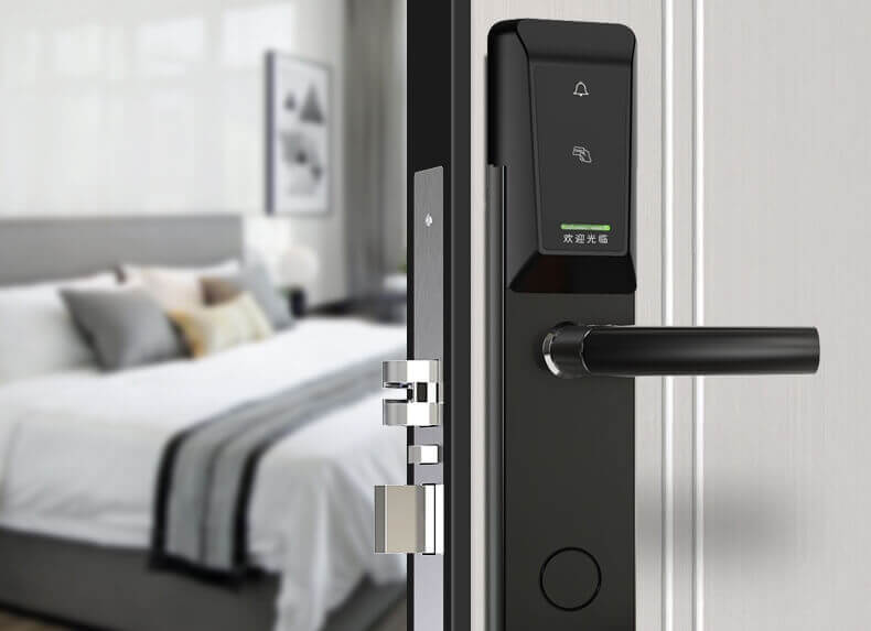A mortise lock is better for commercial applications