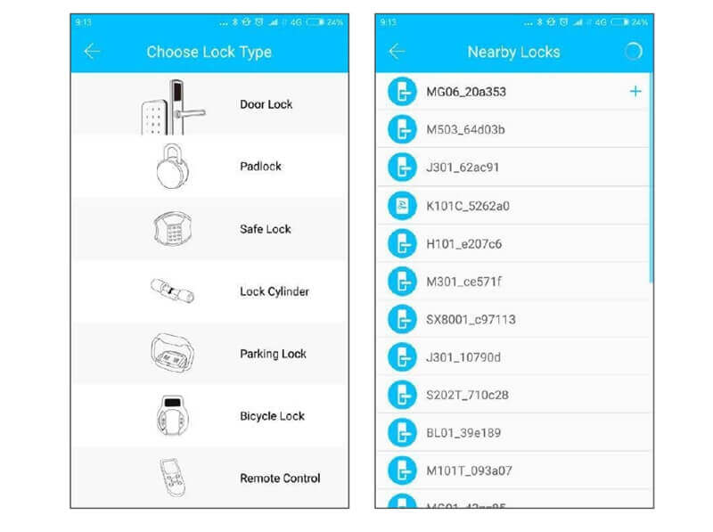 Fügen Sie von TTlock unterstützte Smart Locks hinzu
