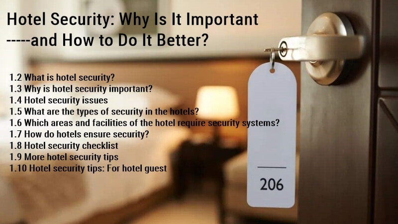 Hotelsicherheit Warum ist es wichtig und wie man es besser macht (2)