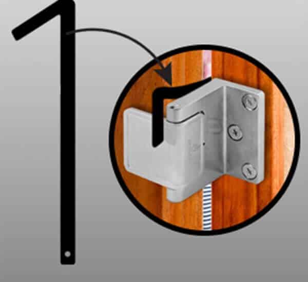Cómo abrir la puerta del hotel sin tarjeta llave: herramienta de liberación del pestillo de la puerta de privacidad