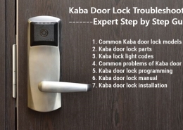 Βήμα προς βήμα Οδηγός αντιμετώπισης προβλημάτων κλειδαριάς πόρτας Kaba