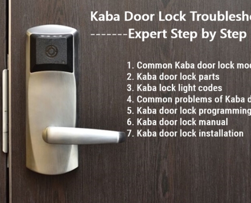 Βήμα προς βήμα Οδηγός αντιμετώπισης προβλημάτων κλειδαριάς πόρτας Kaba