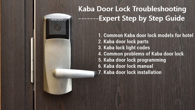 Kaba 도어록 문제 해결 전문가 단계별 가이드