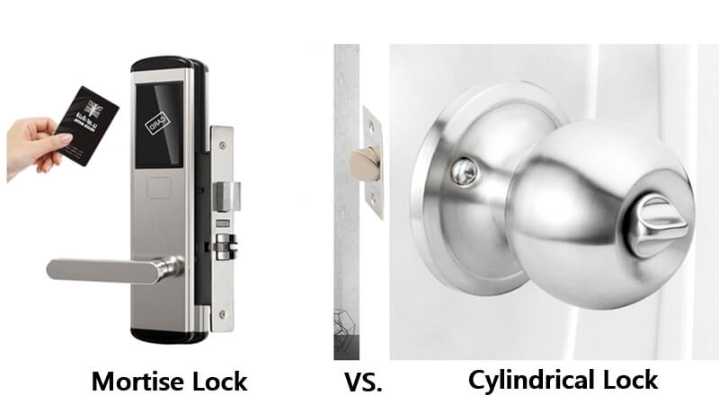 Cerradura de embutir vs. Cerradura cilíndrica ¿Cuál es la diferencia y cómo elegir?
