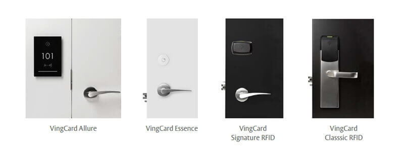 Most commonly used models of Vingcard lock