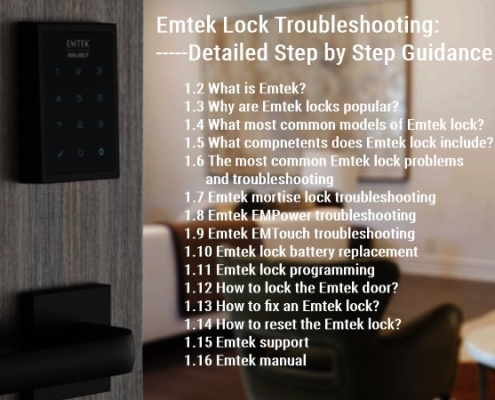 Emtek Lock Solución de problemas Guía detallada paso a paso