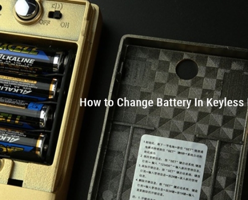 Comment changer la batterie dans le guide facile de la serrure de porte sans clé !