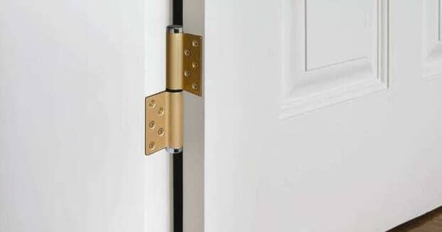 Remove hinges from electronic door locks