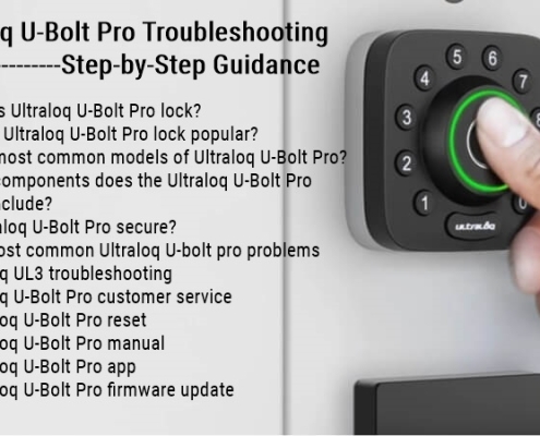 Ultraloq U-Bolt Pro Solución de problemas Guía paso a paso